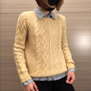 Forever 21 beige knit sweater.  Size small.